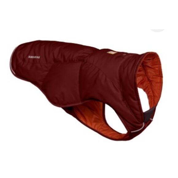 Ruffwear Quinzee Insulated Dog Jacket in Fired Brick Sz. S NWT--Has Flaw - Picture 2 of 10